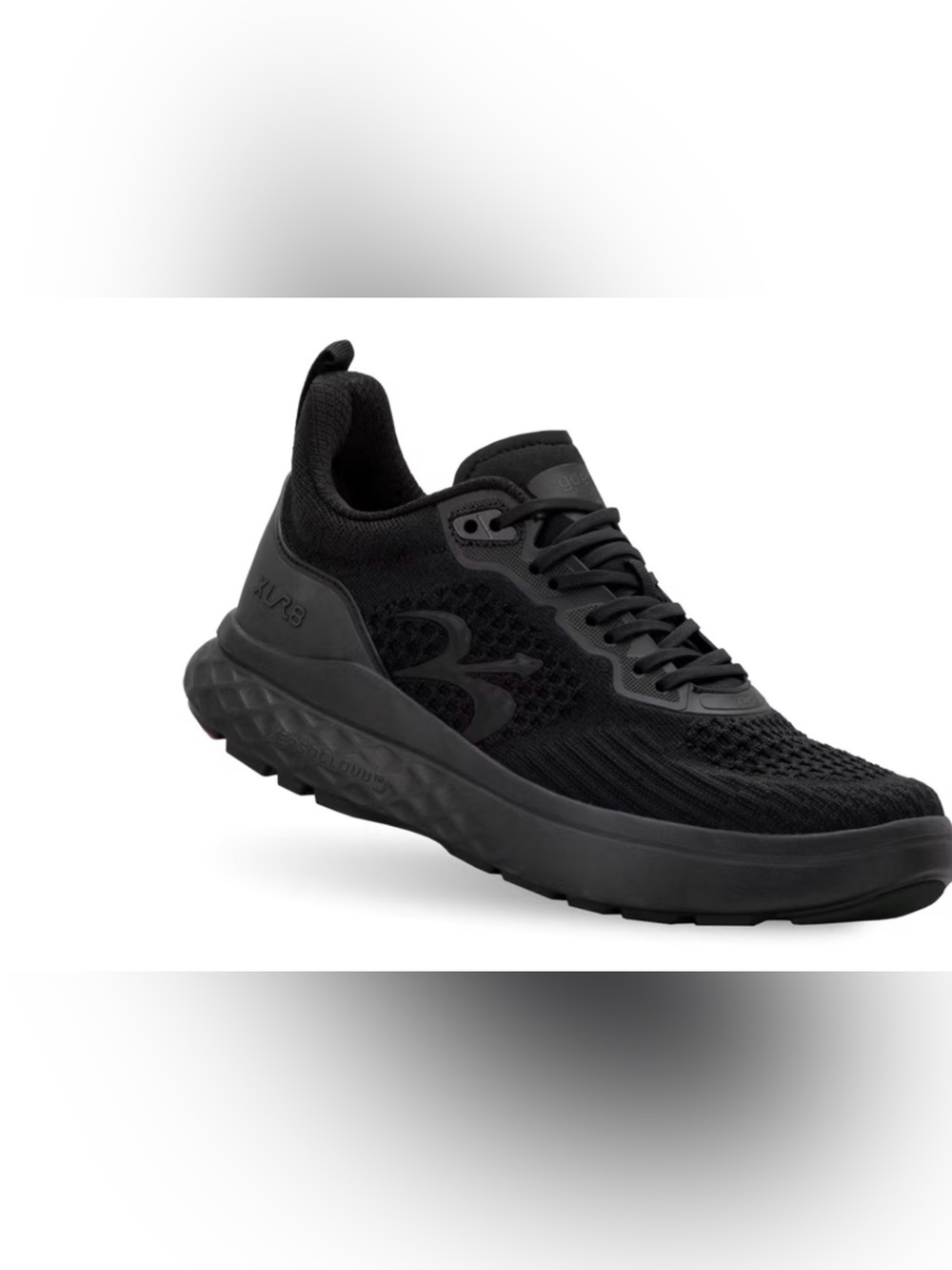 NEW GDEFY Orthotic Lace-Up Running Sneaker XLR8 Black with comfort insoles